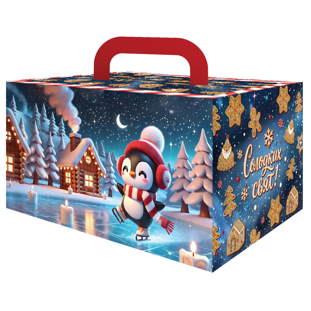 Подарунок новорічний Набір цукерок SLADOK №6 770 г (Е)